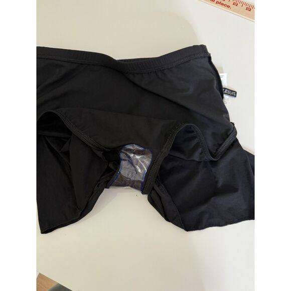New Miraclesuit Black Solid Skirt Brief Swim Bottom Size US 8 Miracle Suit - Picture 9 of 9